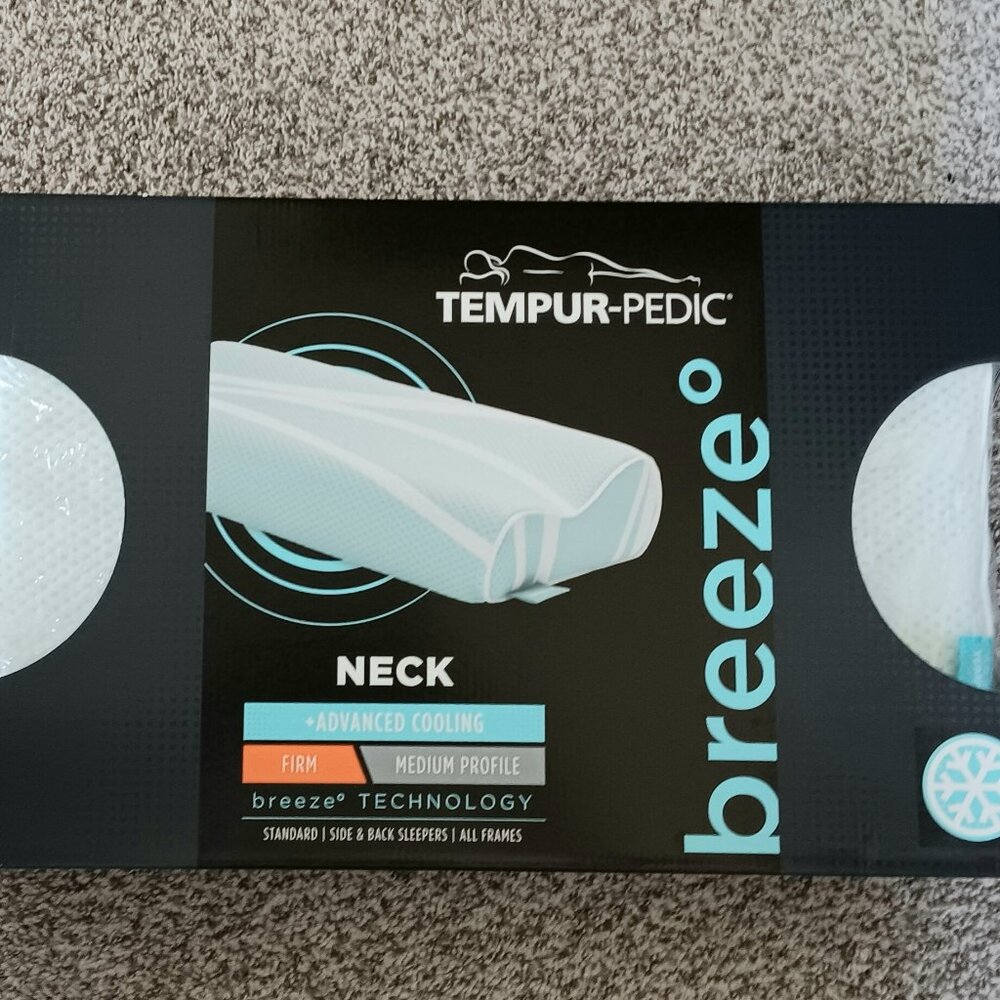 TEMPUR-PEDIC BREEZE NECK SUPPORT PILLOW